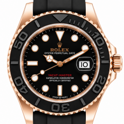 Rolex Yacht Master 40MM 116655 18K RG Oysterflex Watch